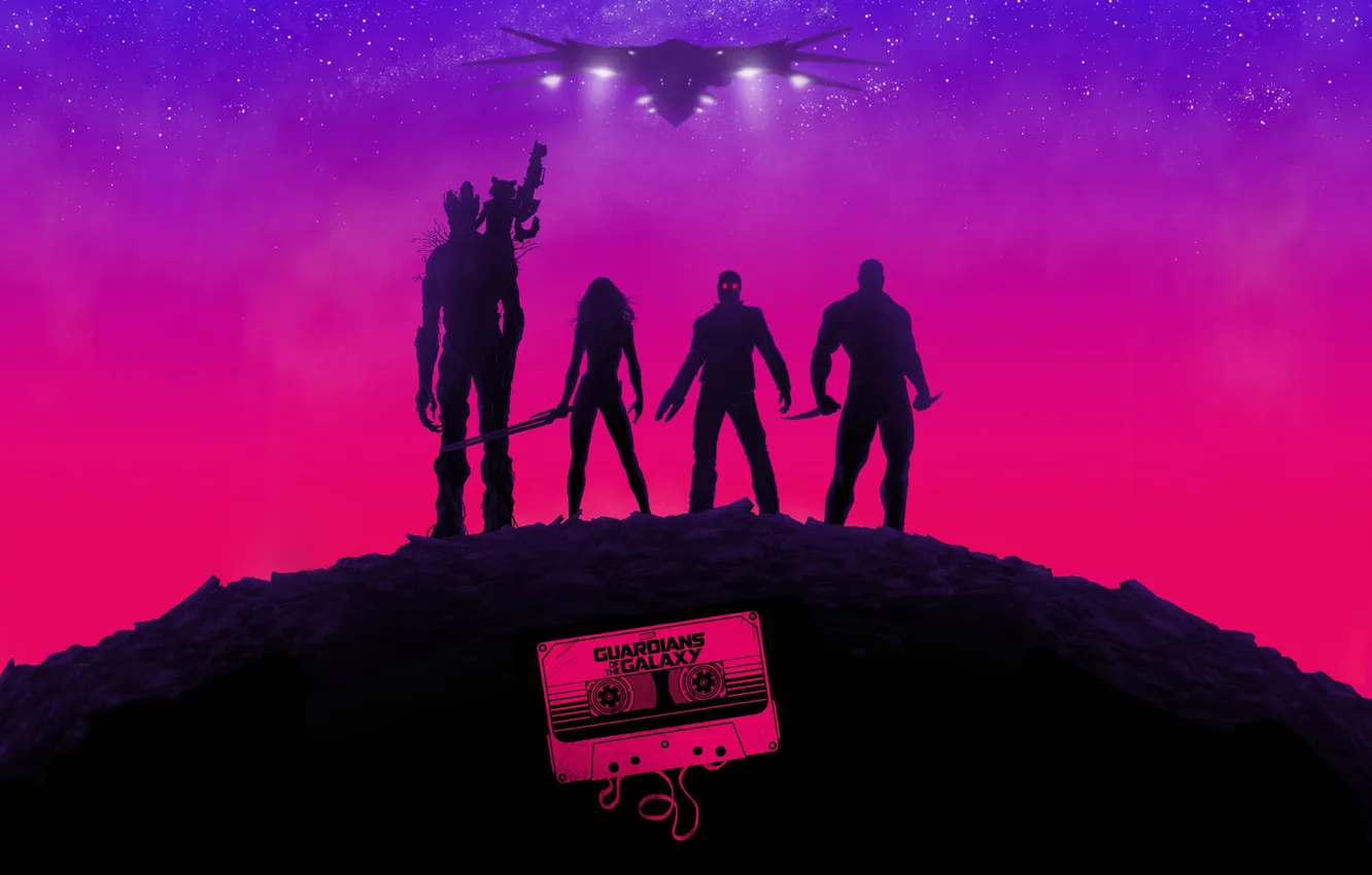 Photo wallpaper the film, comics, Marvel, movie, comics, audio cassette, Marvel, Guardians of the Galaxy