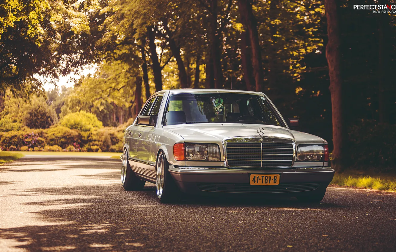 Wallpaper Mercedes-Benz, stance, w126 for mobile and desktop, section ...