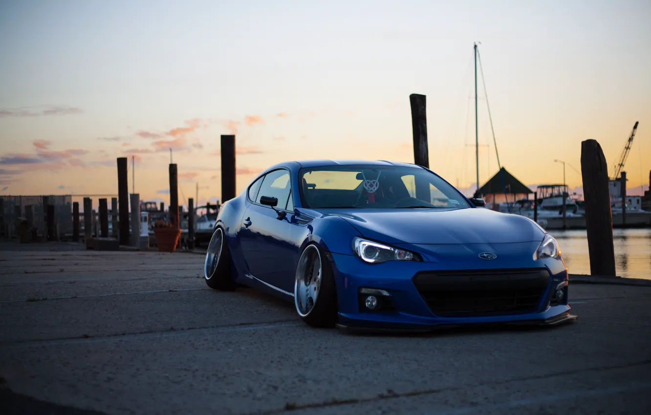 Photo wallpaper Subaru, jdm, low, stance, BRZ, BellyScrapers