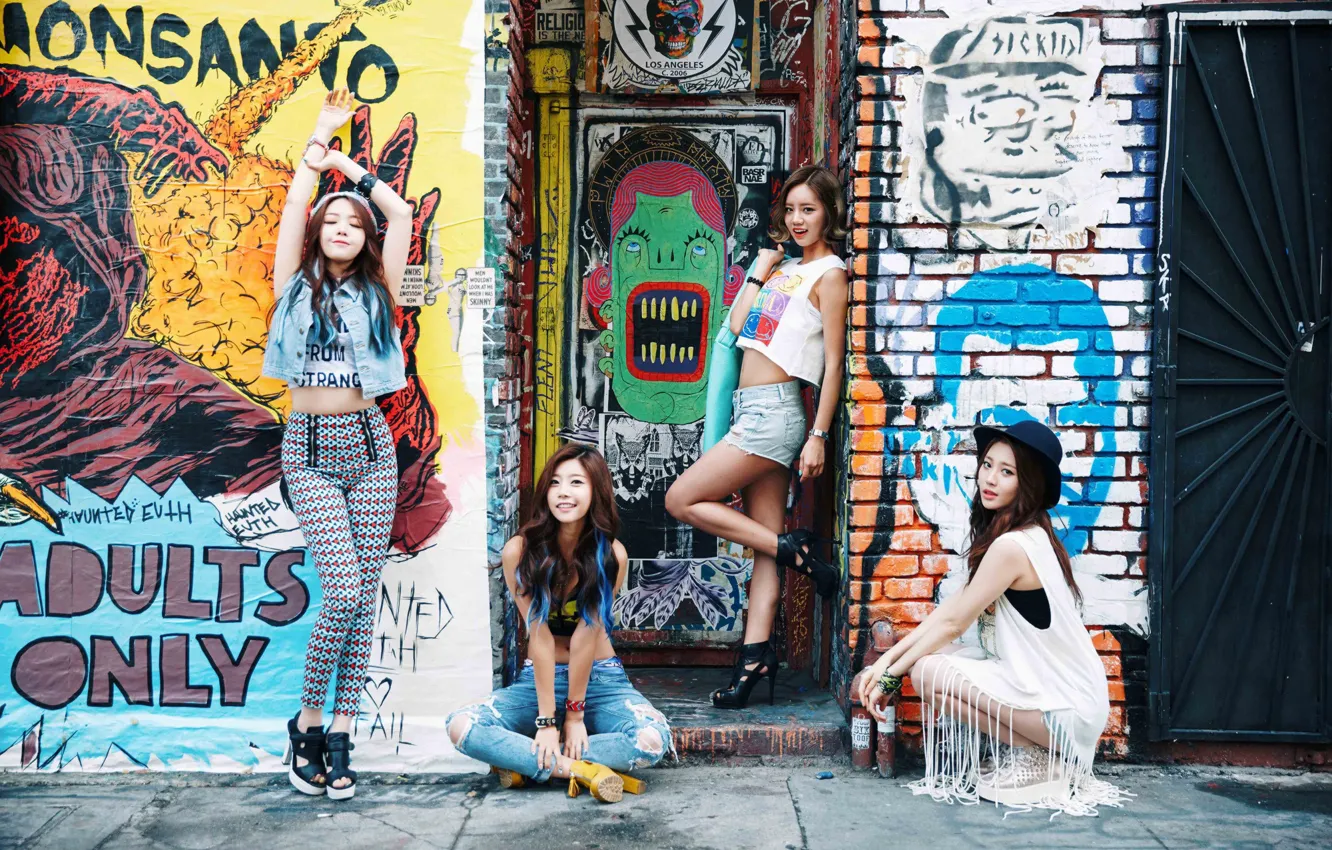 Photo wallpaper music, girls, Asian girls, South Korea, singer, Girls Day, K-pop