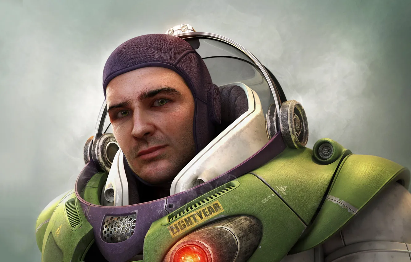 Photo wallpaper fiction, astronaut, the suit