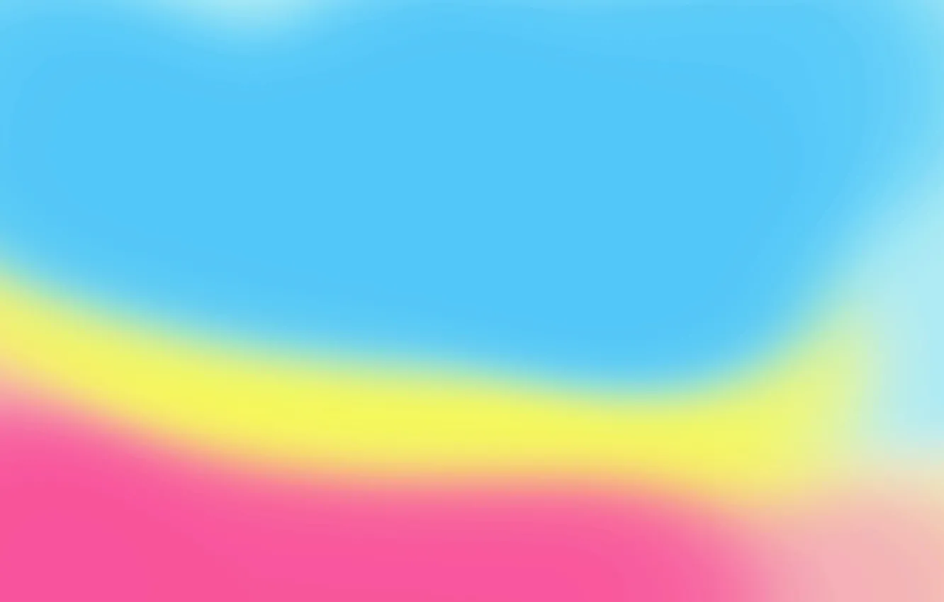 Photo wallpaper yellow, pink, blue, color, minimalism