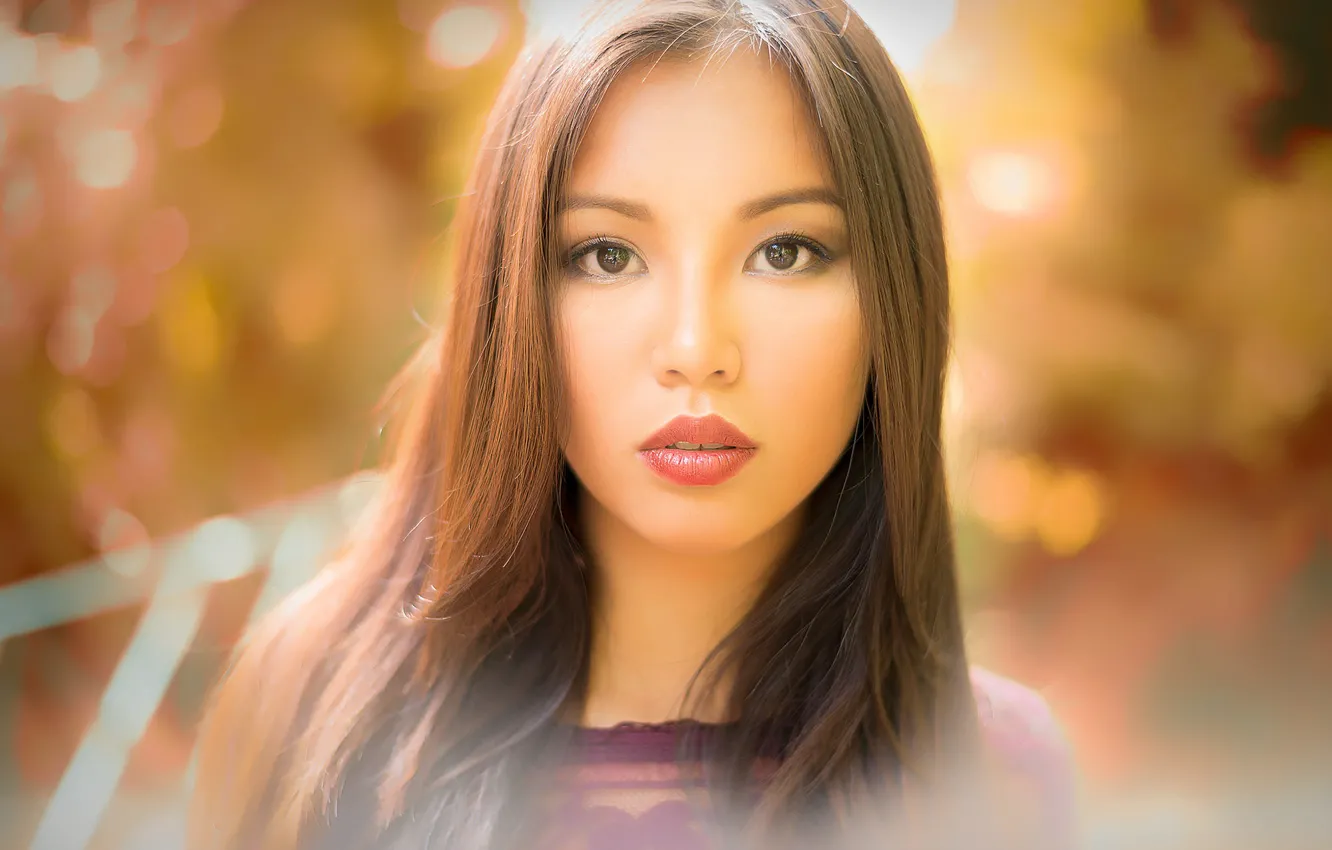 Photo wallpaper sponge, curls, East, brown-eyed, Mark Prinz, Ai Nih