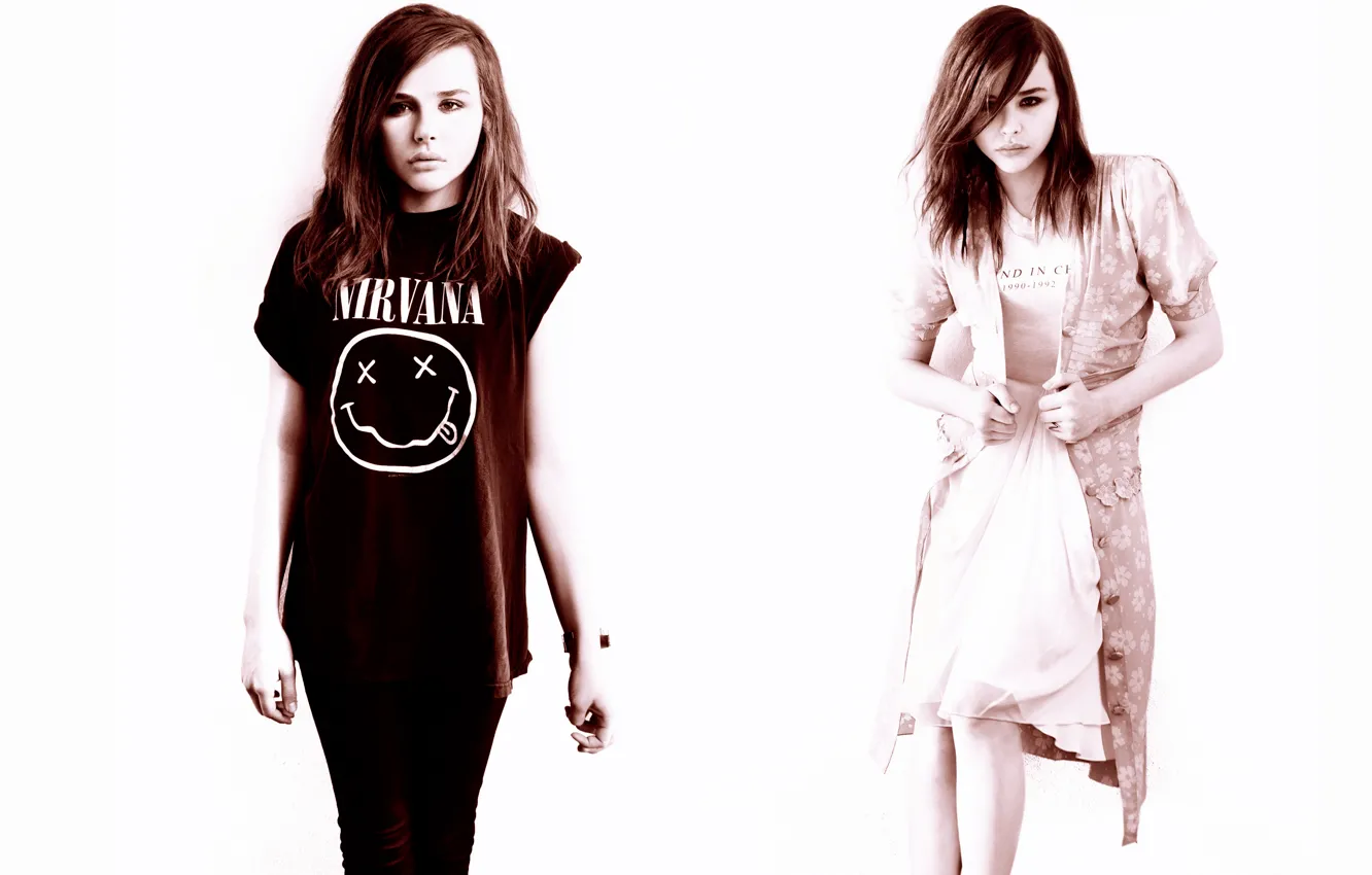 Photo wallpaper photoshoot, crash, Chloe Grace Moretz