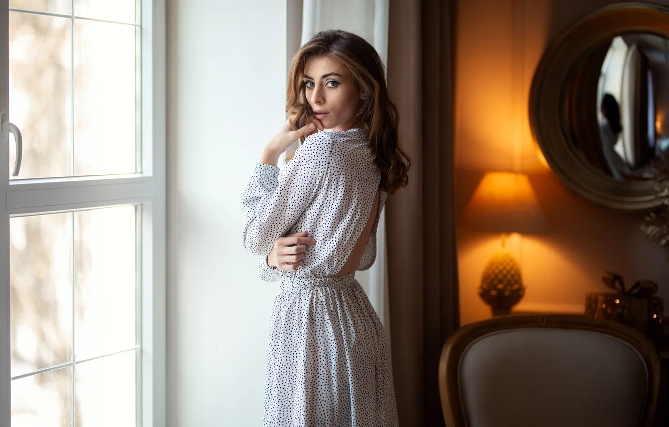 Photo wallpaper girl, sexy, Wallpaper, sweetheart, model, bright, portrait, makeup