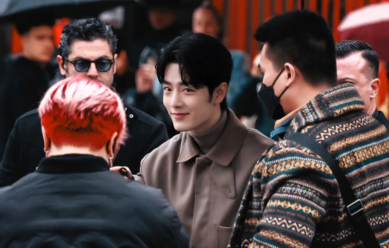 Photo wallpaper face, smile, people, jacket, China, actor, bodyguard, Xiao Zhan