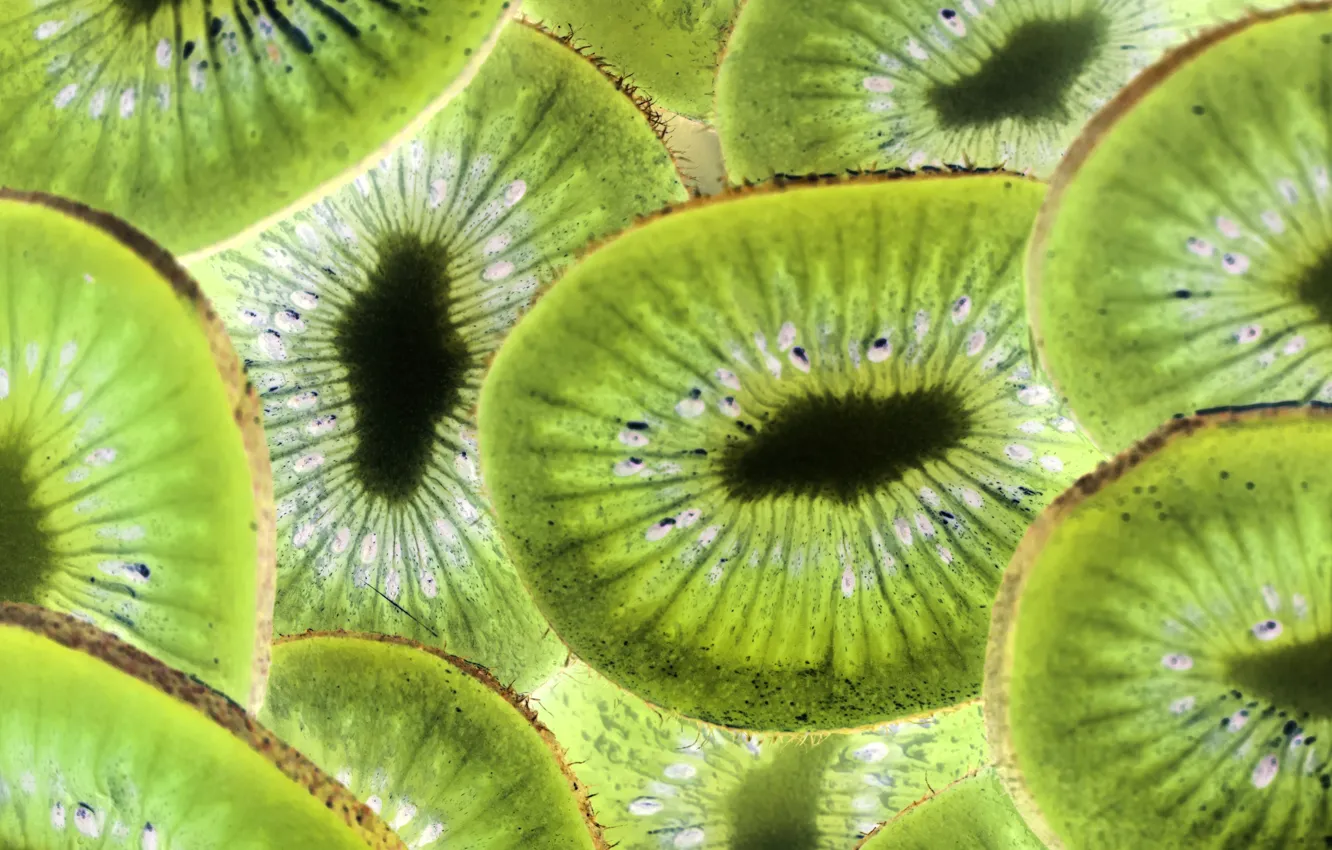 Photo wallpaper texture, kiwi, fruit