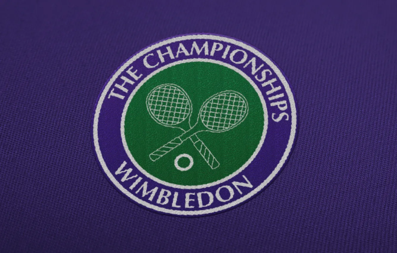 Photo wallpaper logo, tennis, wimbledon