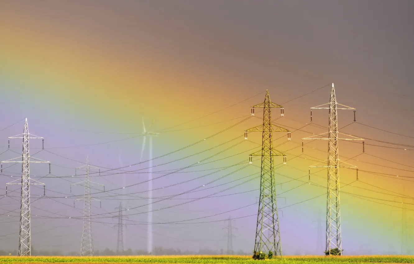 Photo wallpaper the sky, landscape, support