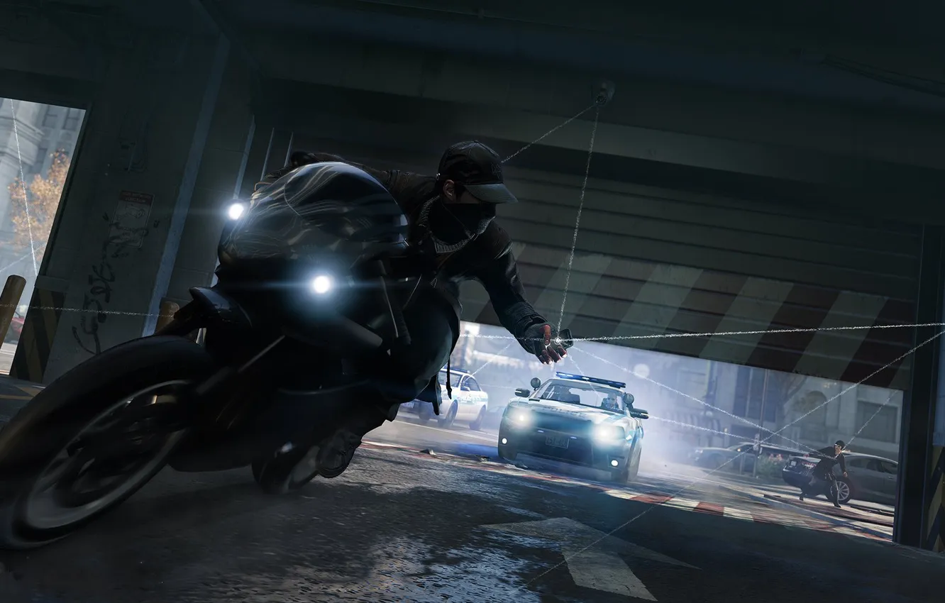 Photo wallpaper games, Phone, Link, Watch Dogs, Aiden Pearce, Watchdogs