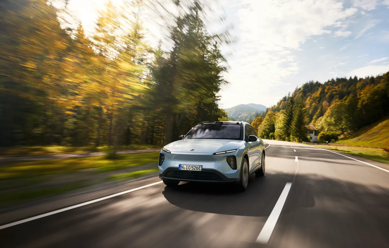 Photo wallpaper Nio, Nio EL6, drive