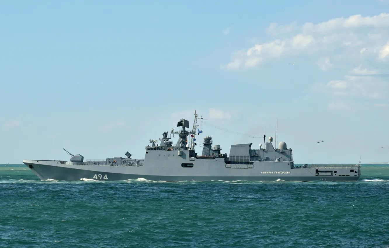 Photo wallpaper ship, frigate, guard, Admiral Grigorovich