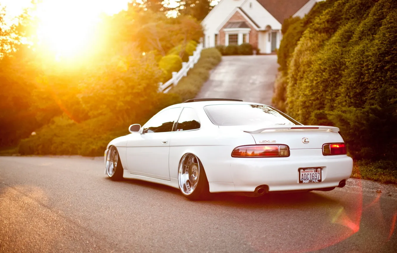 Photo wallpaper tuning, coupe, Lexus, sunlight, lexus sc 400