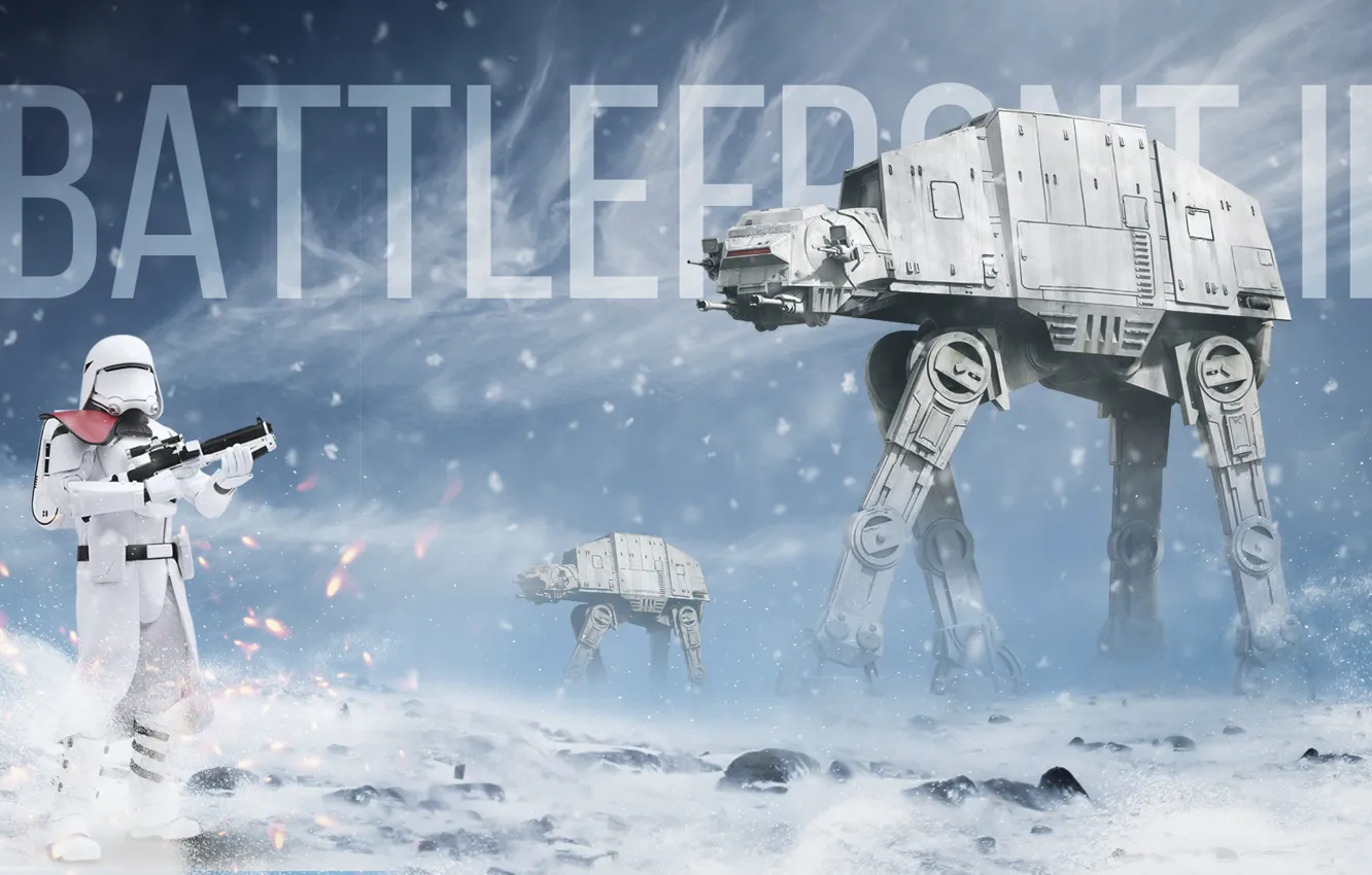 Photo wallpaper hot, game, planet, battle, Battlefront, clon, StarWars, Battlefront II