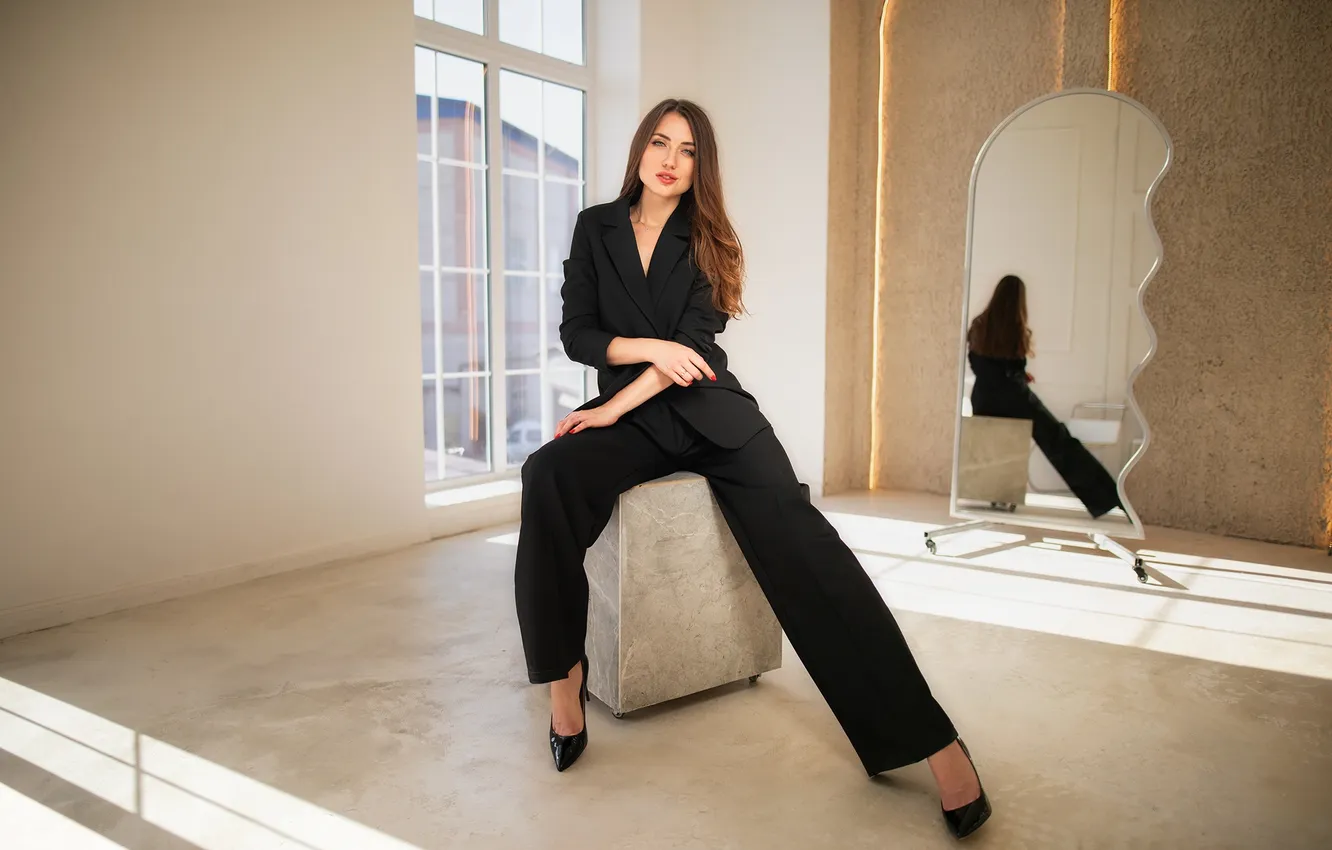 Photo wallpaper girl, sexy, Wallpaper, sweetheart, model, bright, makeup, slim