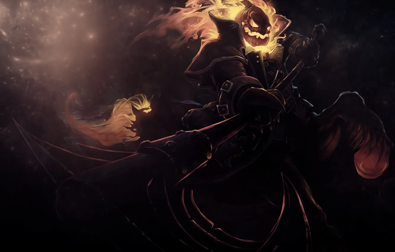 Photo wallpaper fantasy, weapons, the demon, hooves