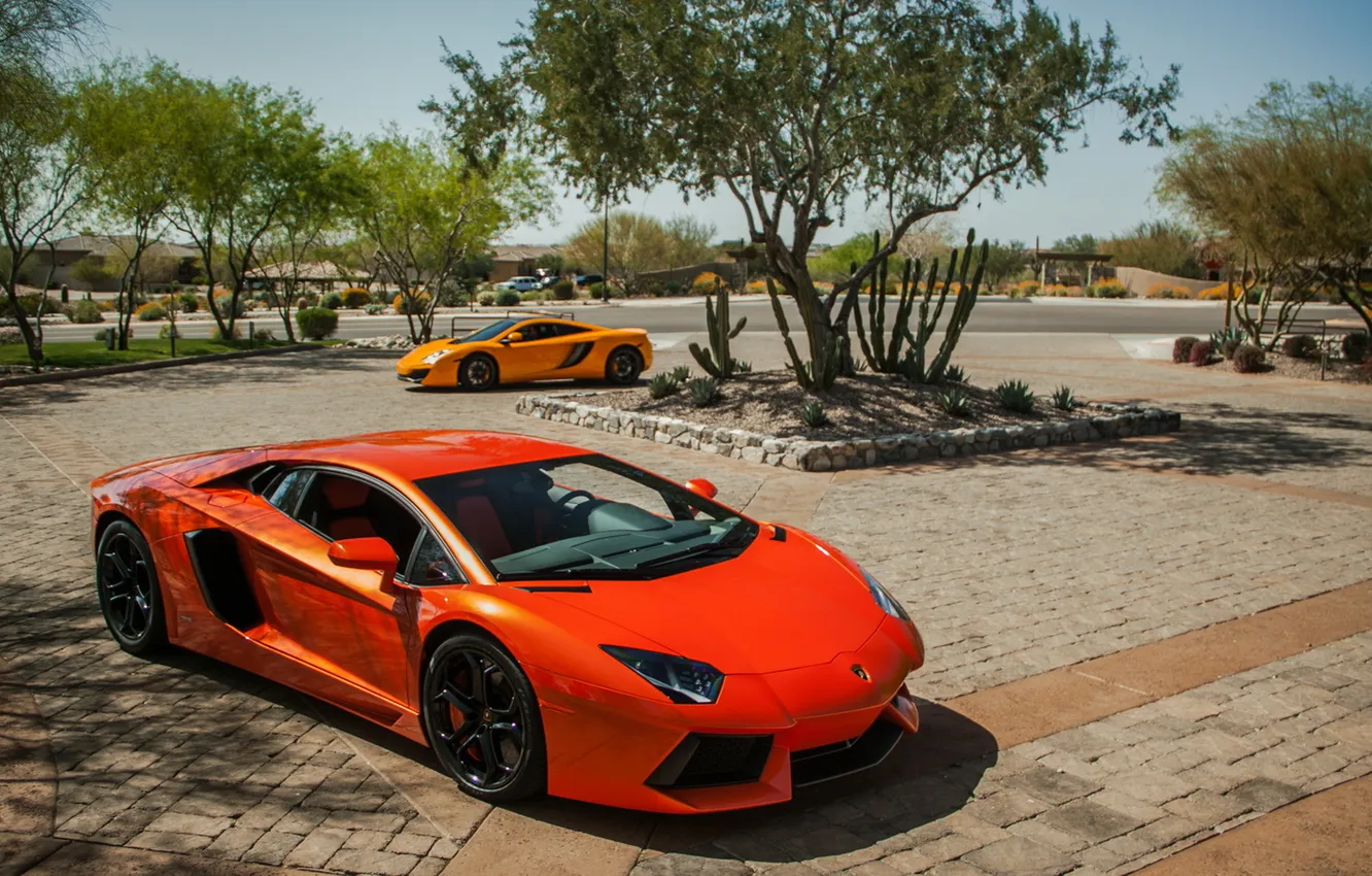 Wallpaper McLaren, Lamborghini, MP4, LP700-4, Aventador, supercars, 12C ...