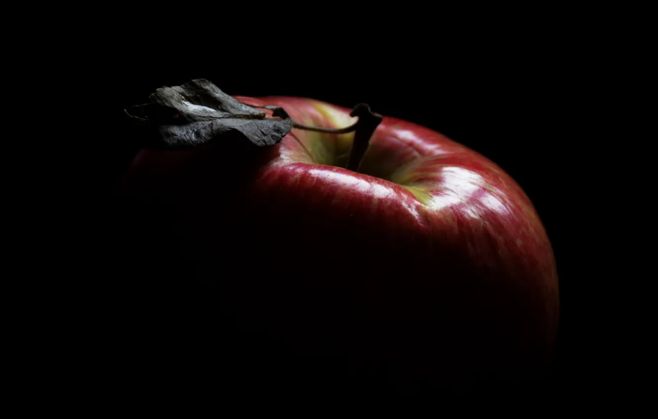 Photo wallpaper macro, apples, fruit