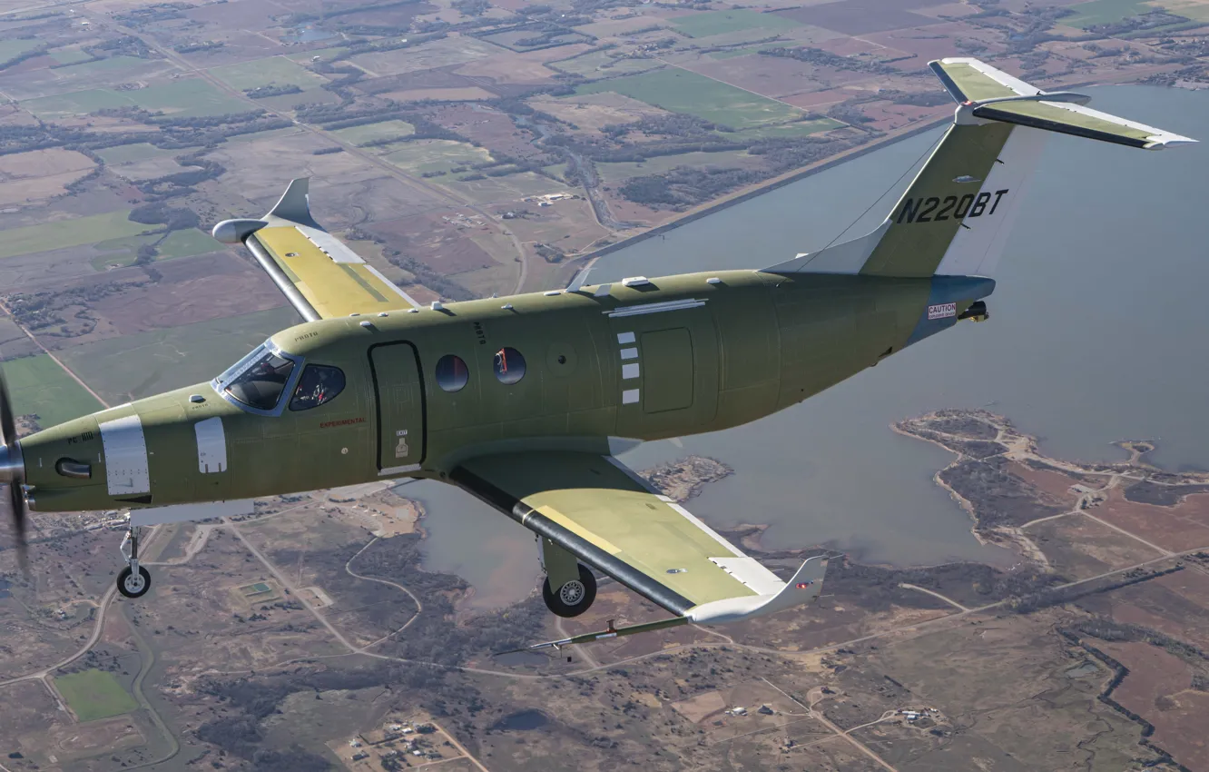 Photo wallpaper Flight, Textron Aviation, Single - engine turboprop aircraft, Beechcraft Denali, Single engine turboprop aircraft