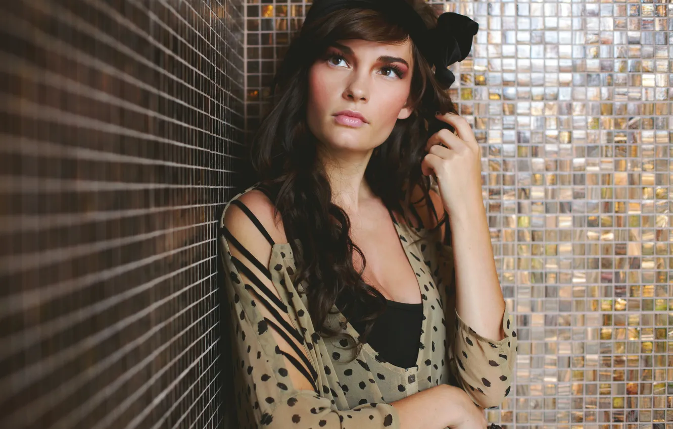 Photo wallpaper girl, brunette, Casey Carlson