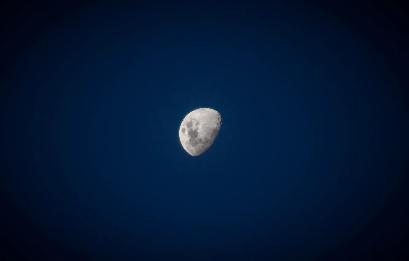 Photo wallpaper planet, satellite, The moon