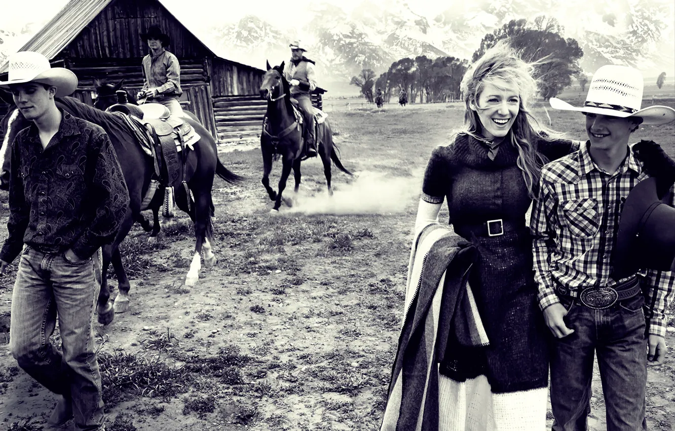 Photo wallpaper Vogue, Blake Lively