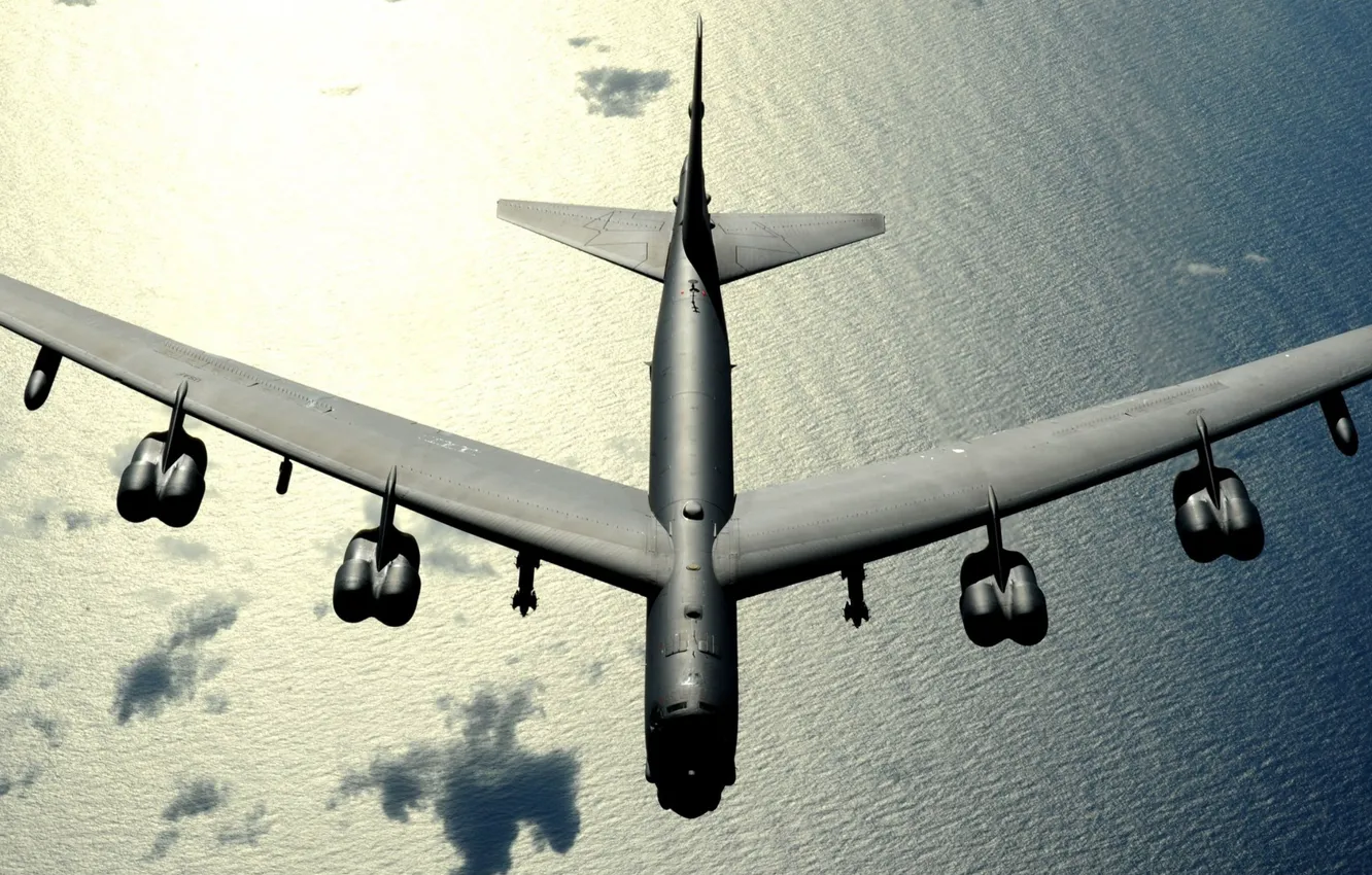 Photo wallpaper Boeing, bomber, B-52, STRATO fortress