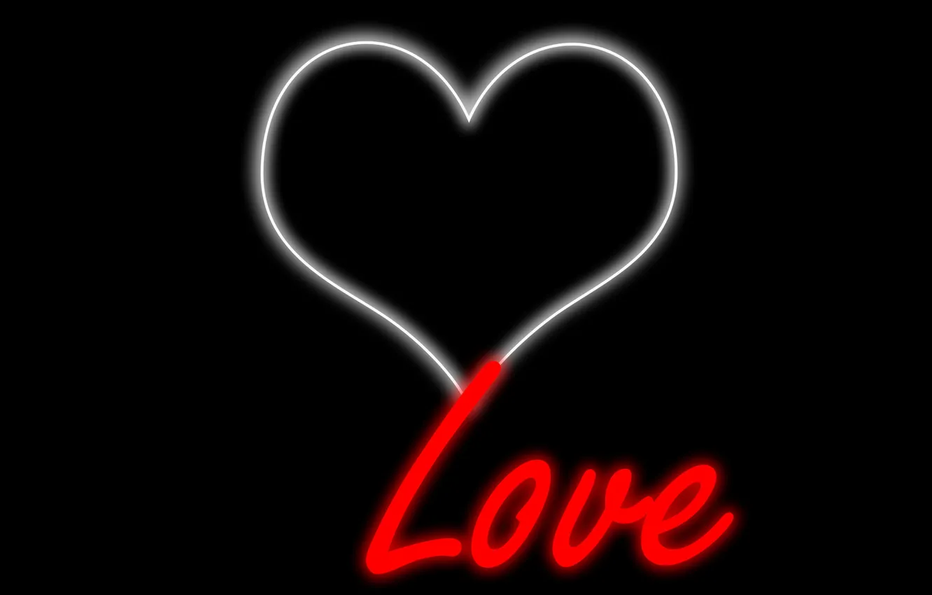 Photo wallpaper love, heart, color, positive, love, brightness