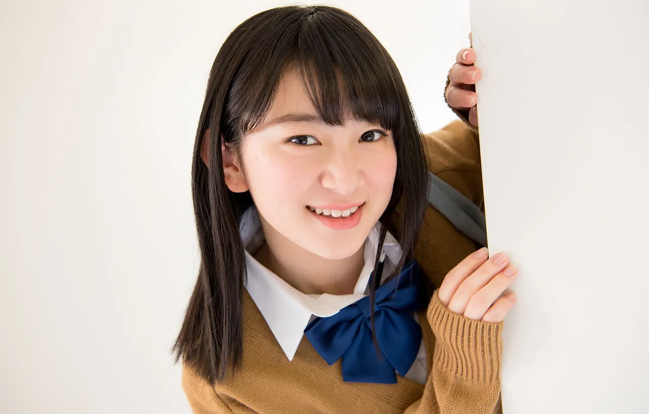 Photo wallpaper woman, smile, beautiful, model, pretty, asian, cute, japanese