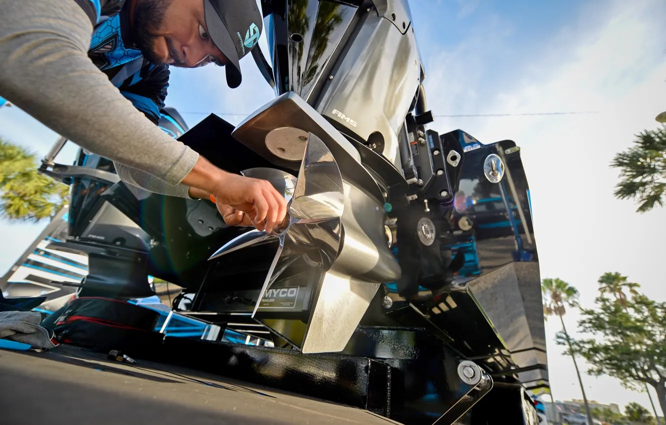 Photo wallpaper race, boat, speed