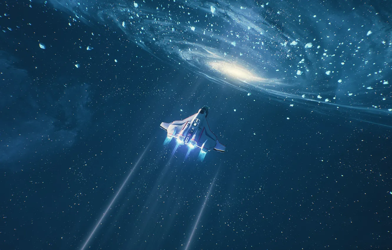 Photo wallpaper Space, space, Action, indie shooter, EVERSPACE