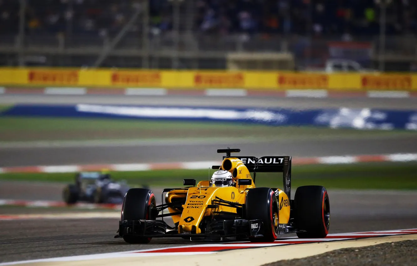 Photo wallpaper Renault, Formula 1, the front, Team, Kevin Magnussen