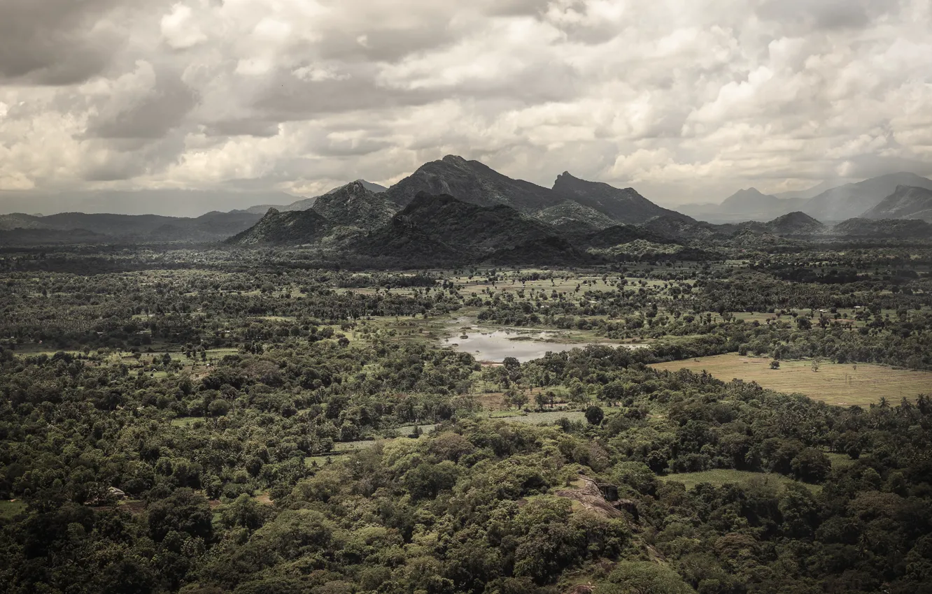 Photo wallpaper beauty, panorama, tropics, Sri Lanka, landscape