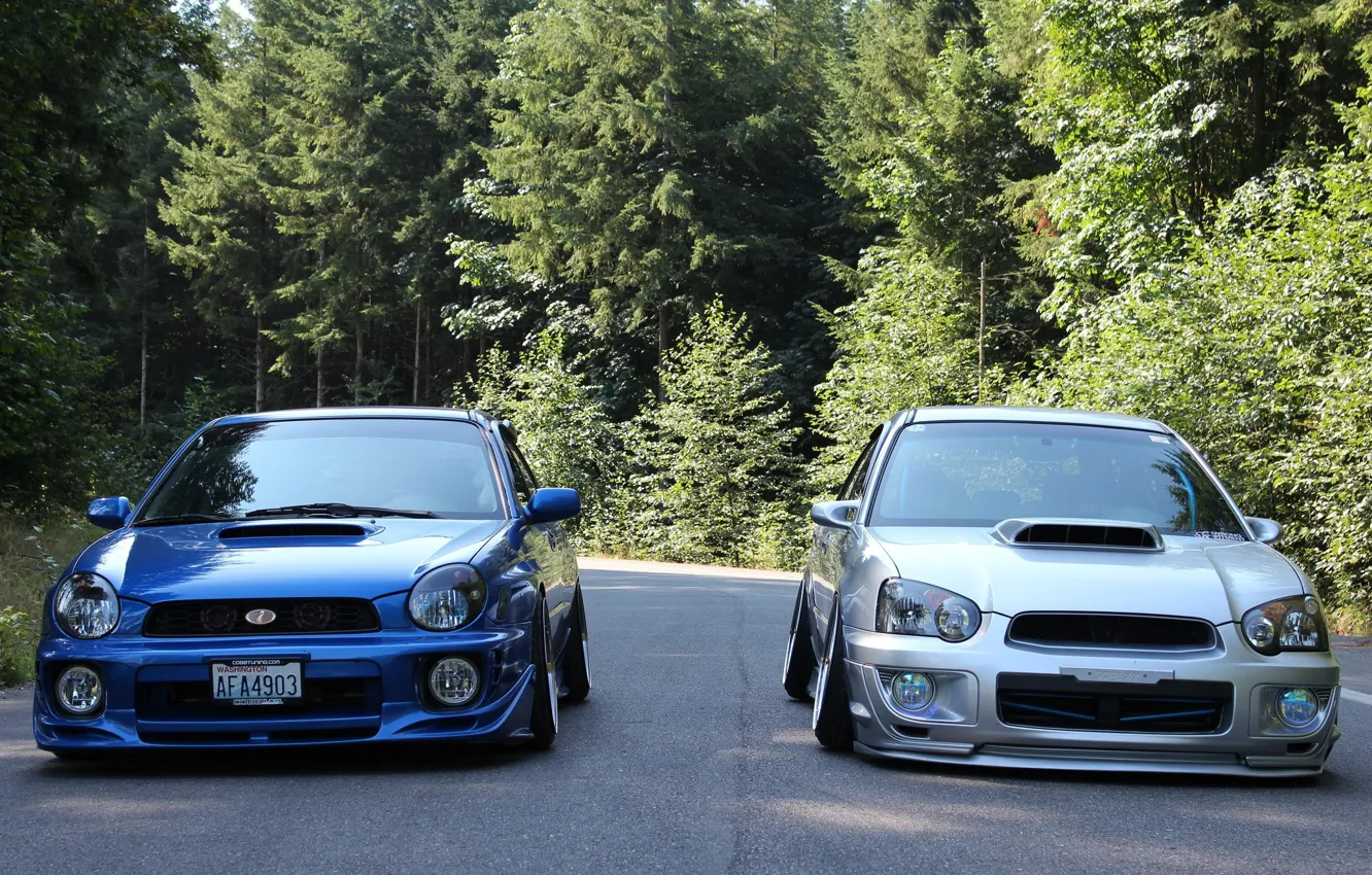 Photo wallpaper Subaru, Impreza, WRX, Japan, STI, tuning, low, stance