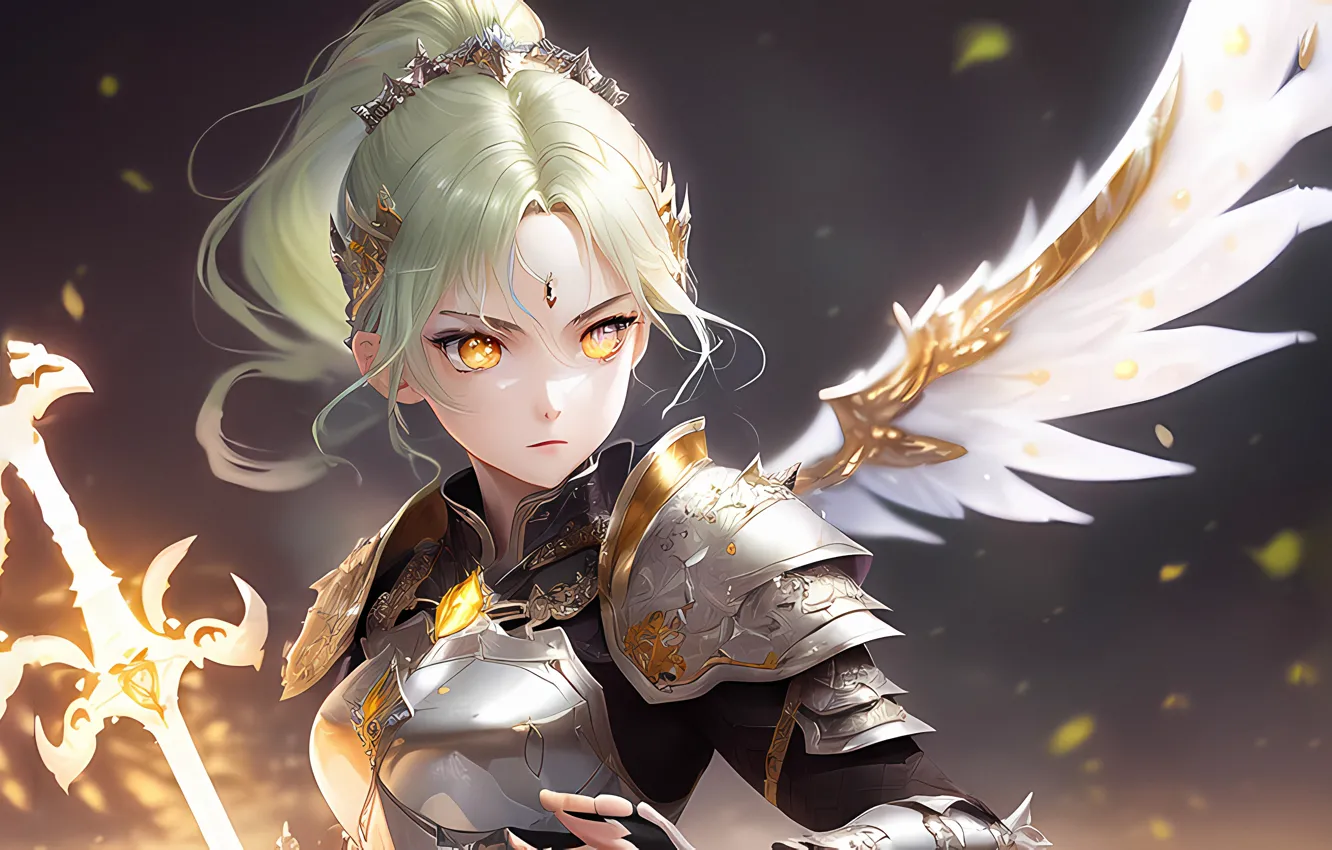 Photo wallpaper women, digital art, Illustration, Stable Diffusion, AI Art