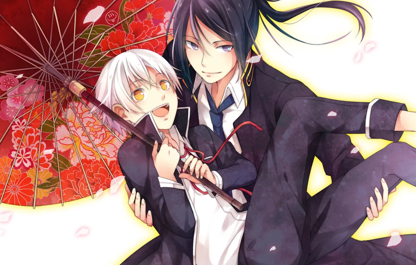 Photo wallpaper fanart, K Project, Pixiv, Yatogami Kuroh, Yashiro Christ