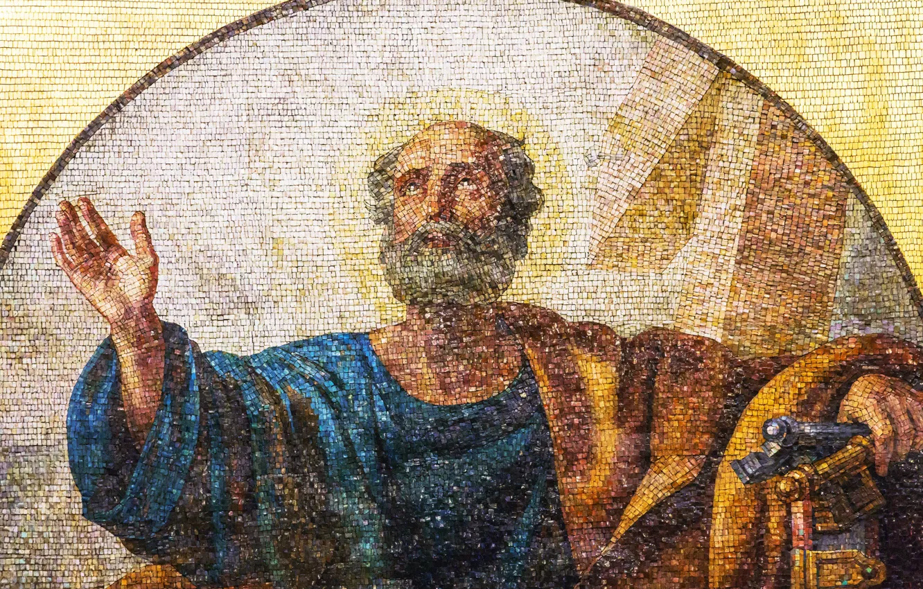 Photo wallpaper mosaic, tile, religion