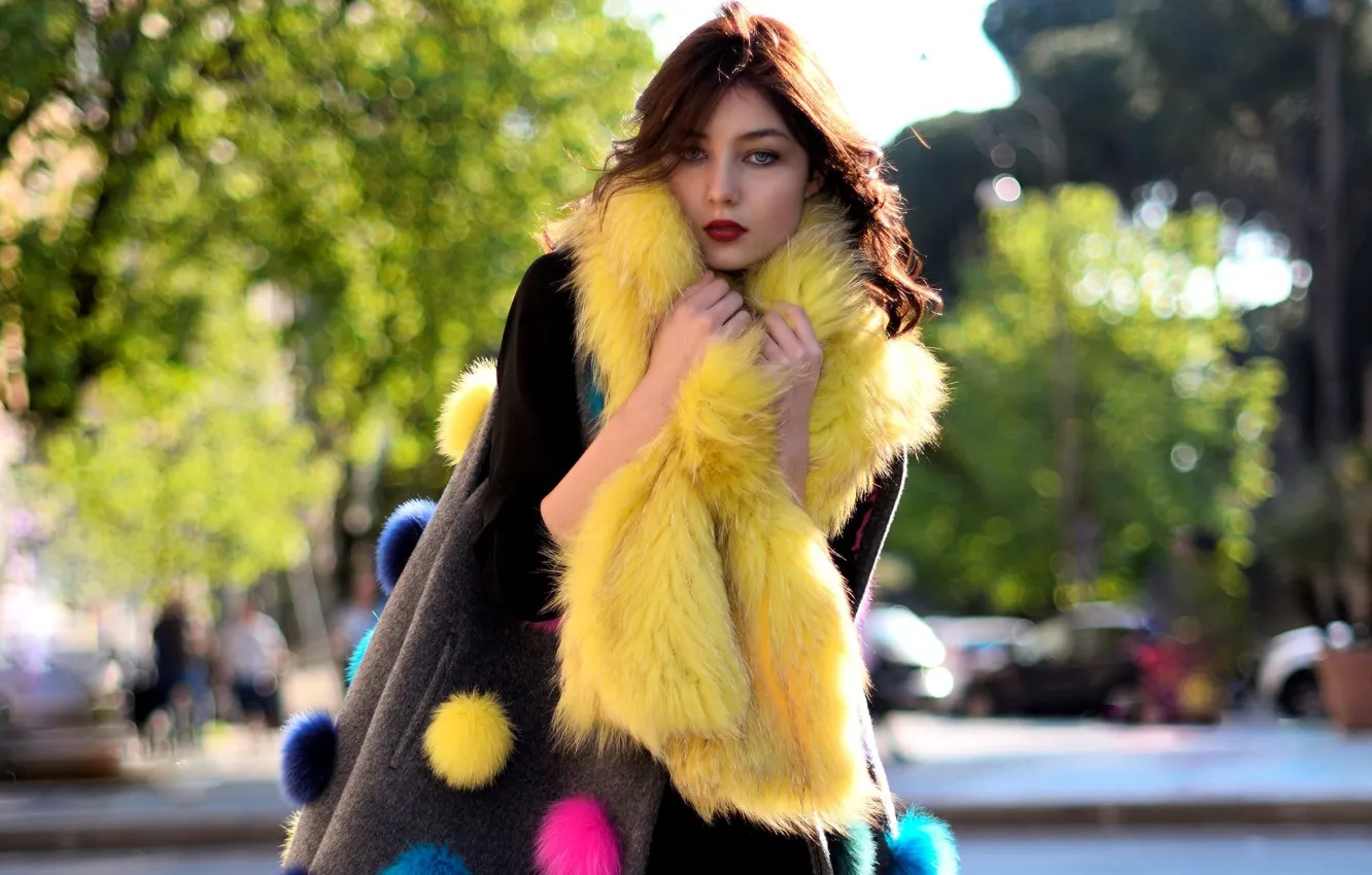 Photo wallpaper girl, style, Alessia