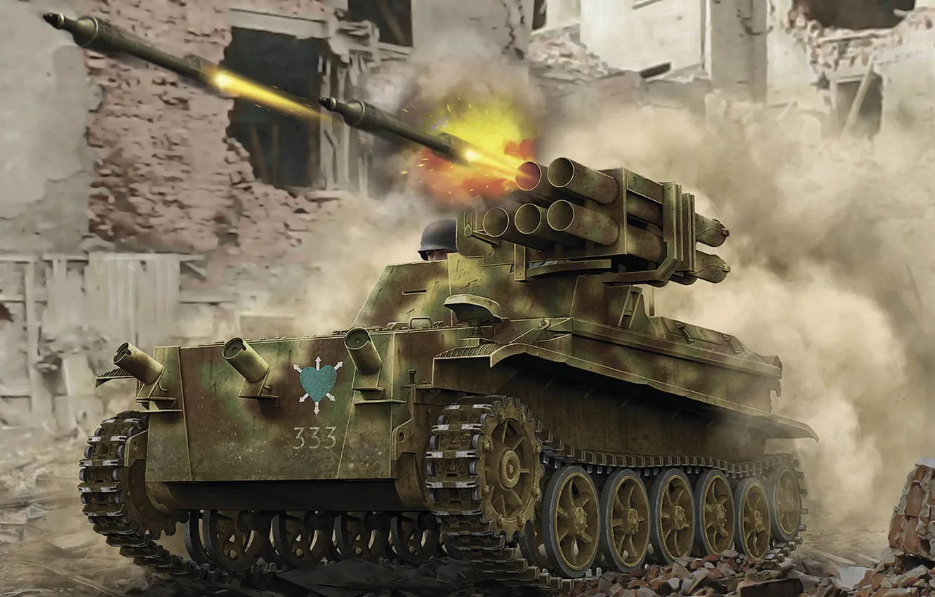 Photo wallpaper Germany, tractor, tank fighter, MLRS, Valery Petelin, Panzerschreck, Borgward IV Pz.Jg. Wanze, Heavy Cargo Carrier …