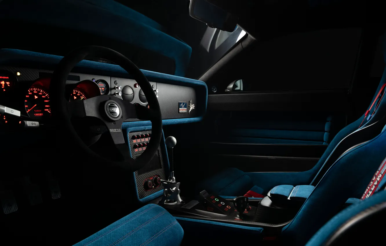 Photo wallpaper car interior, Kimera EVO37, Martini 7 Edition