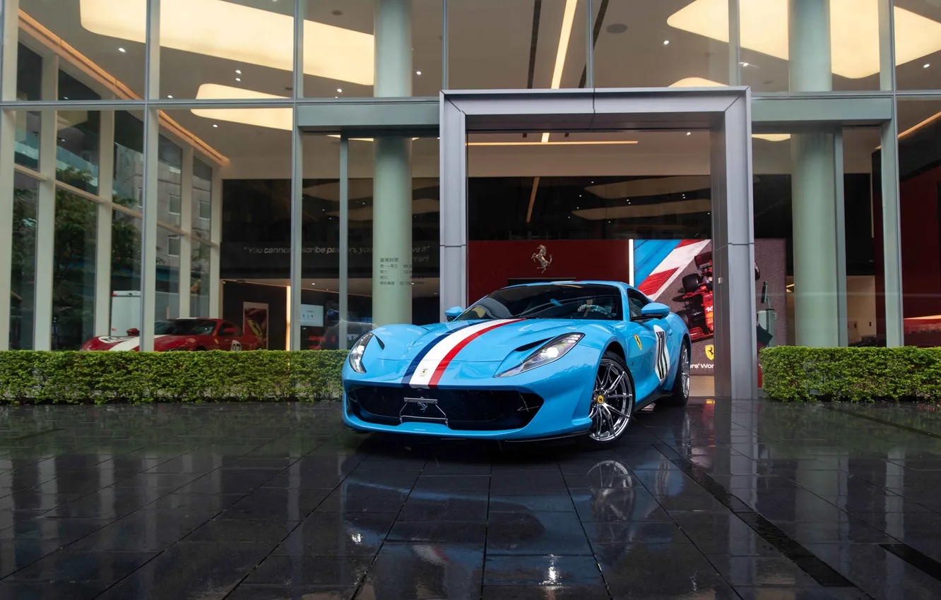 Photo wallpaper car, Ferrari, Supercar