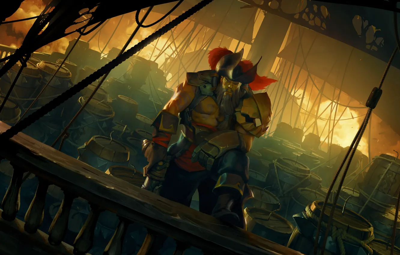 Photo wallpaper pirate, Gangplank, Legends of Runeterra