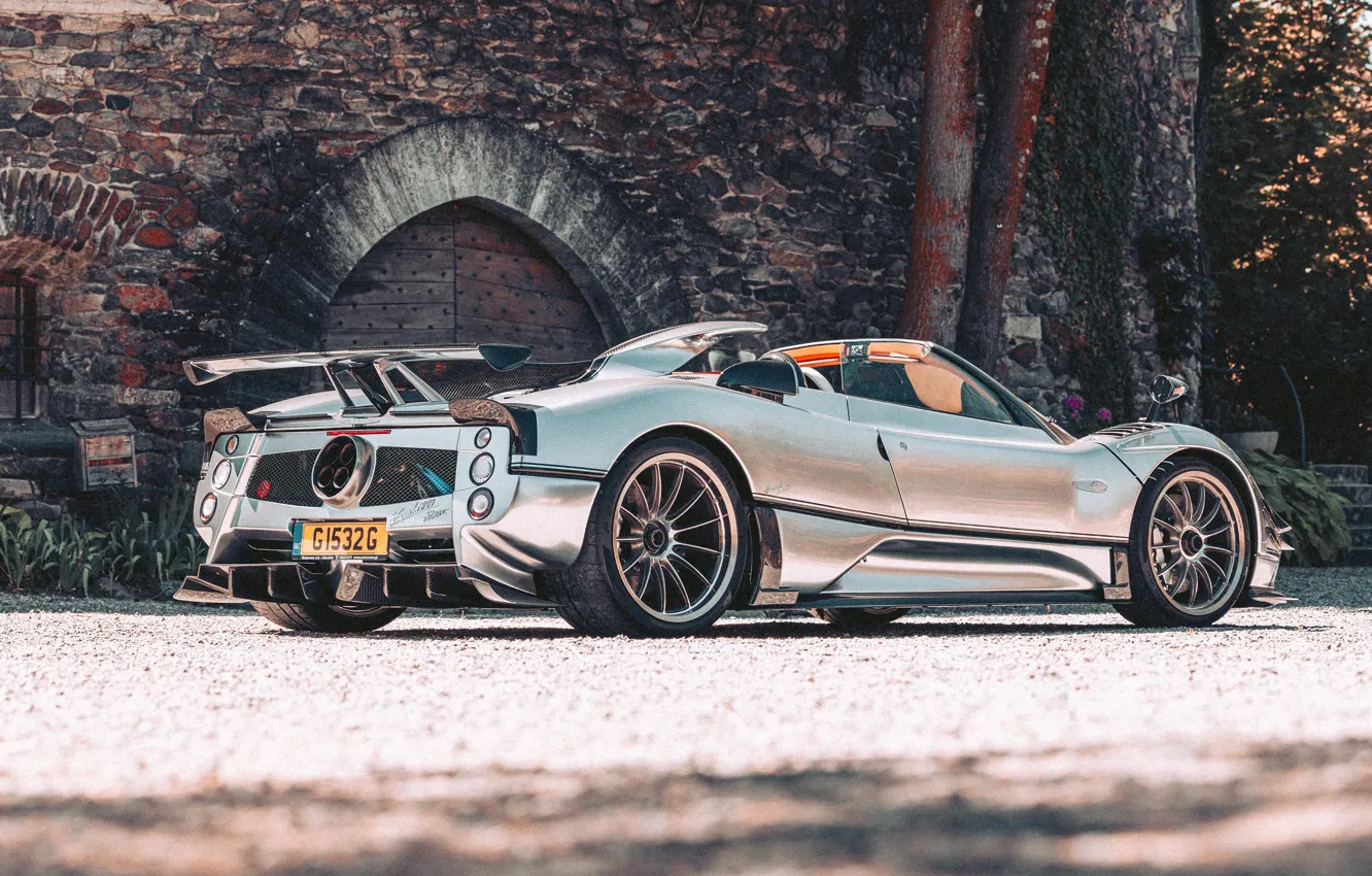 Wallpaper supercar, Pagani, Zonda, back, exhaust pipe, Pagani Zonda 760