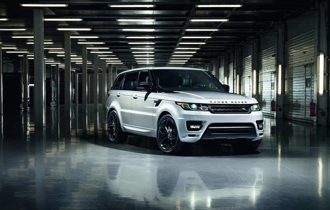 Photo wallpaper car, jeep, SUV, Range Rover, Sport, Stealth Pack