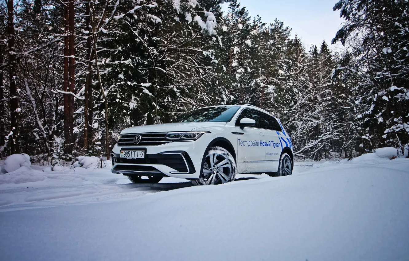 Photo wallpaper Volkswagen, Germany, Volkswagen Tiguan
