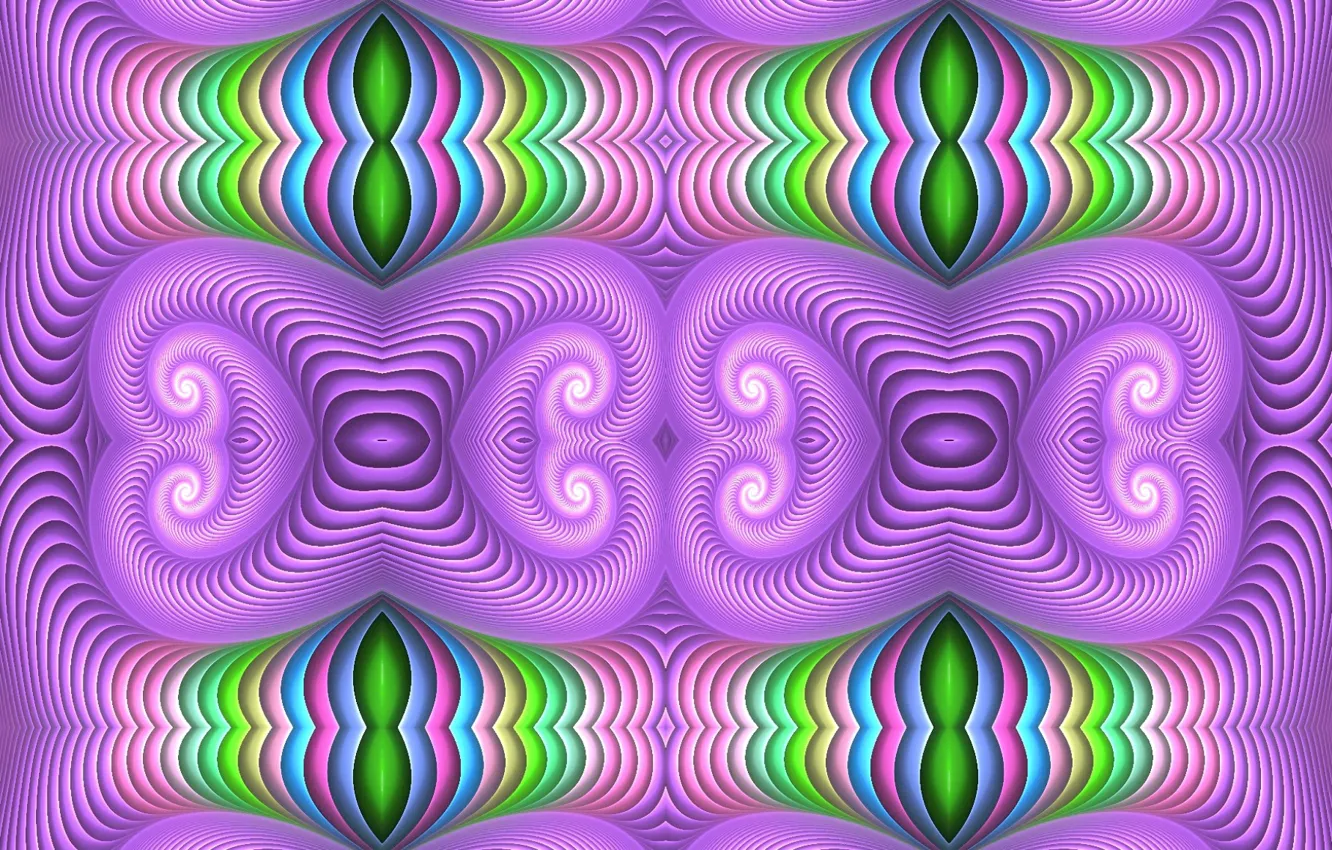 Photo wallpaper fantasy, abstract, symmetry