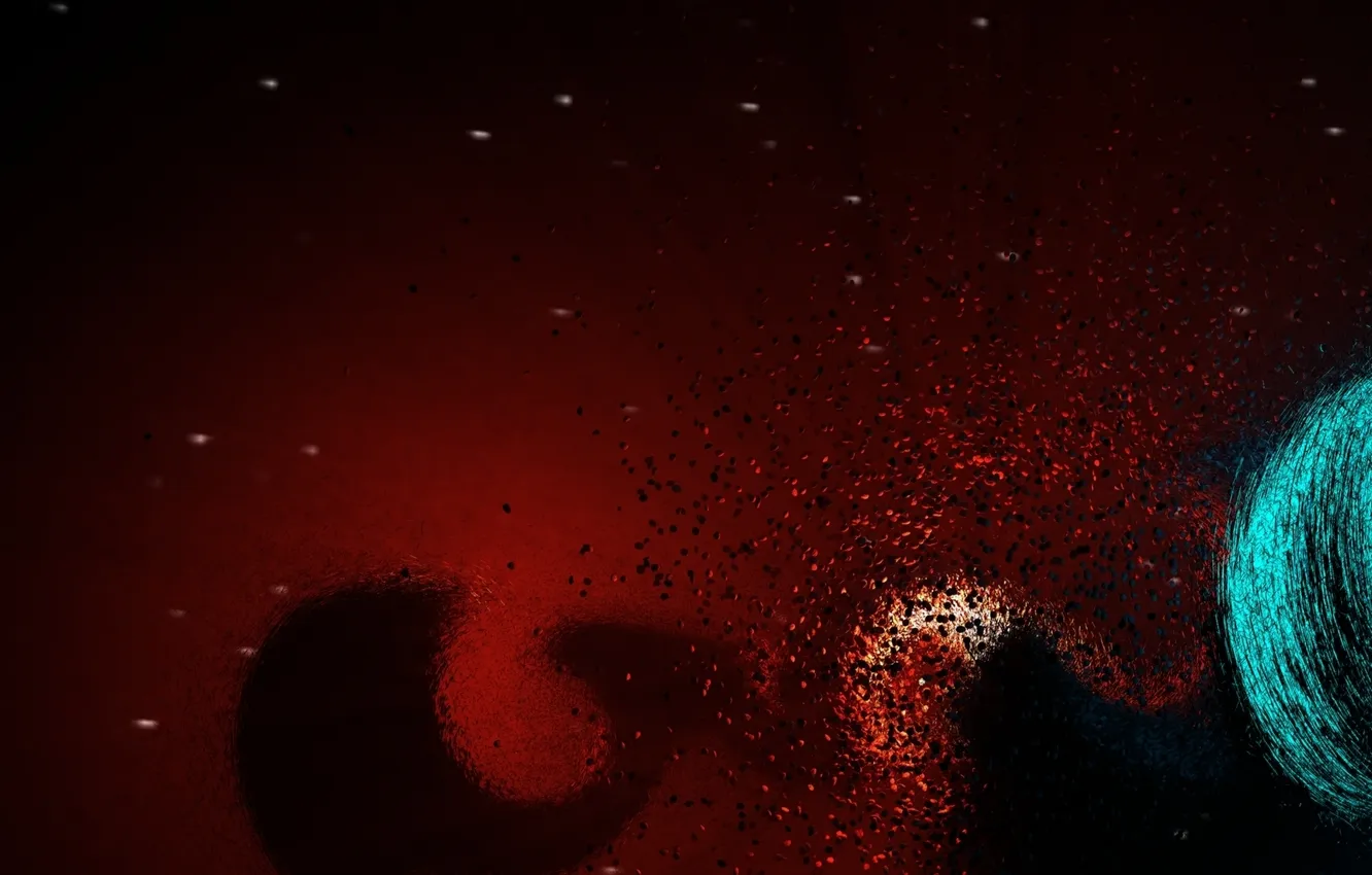 Photo wallpaper lights, blue, striped, Red pattern