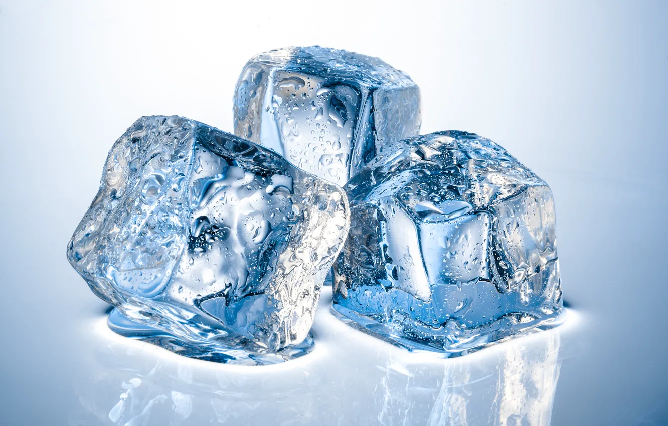 Photo wallpaper ice, cubes, ice, cubes