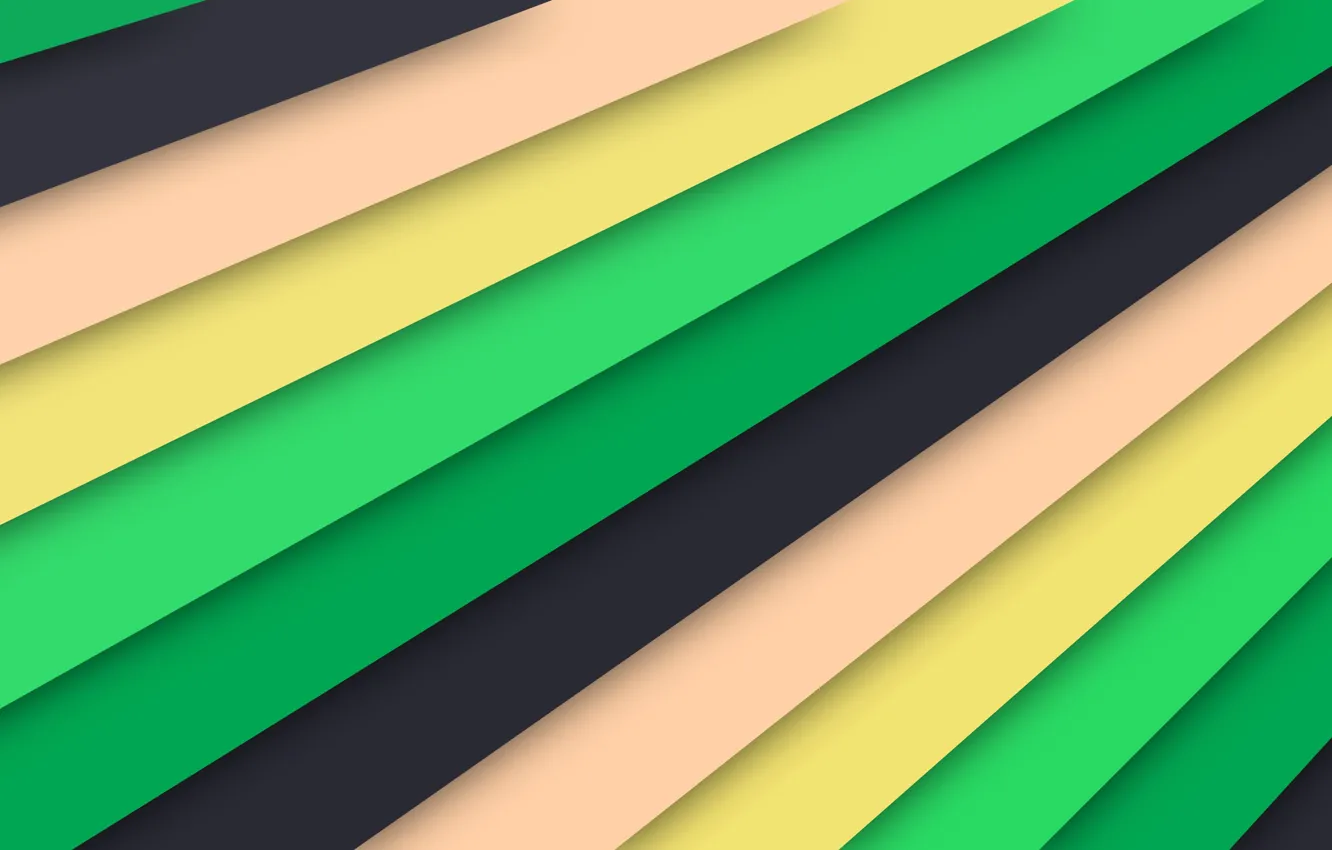 Photo wallpaper line, black, texture, green, beige, material