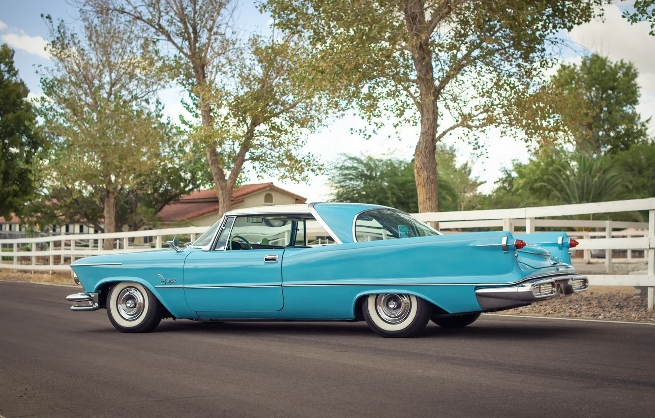 Photo wallpaper retro, Imperial, Chrysler, classic, 1957